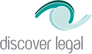 The logo of specialist translation agency discover legal GmbH